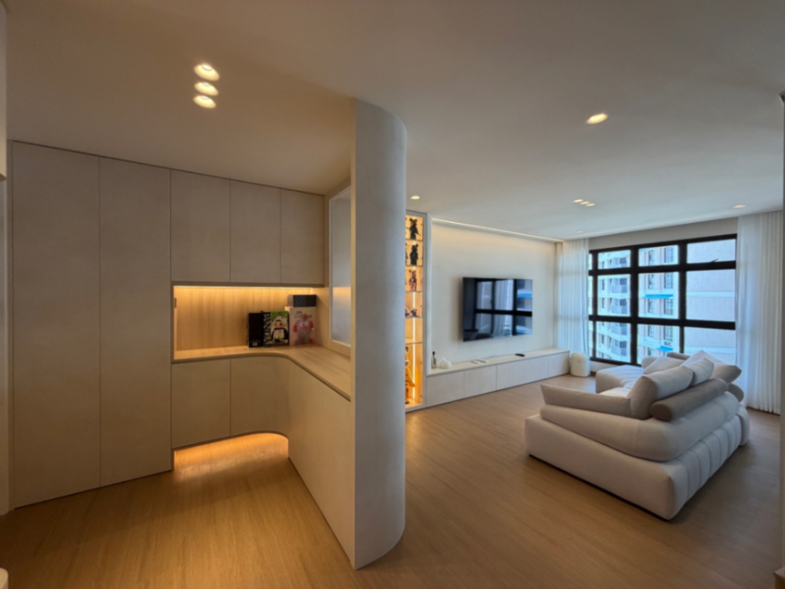 Custom carpentry and interior renovation project in Singapore